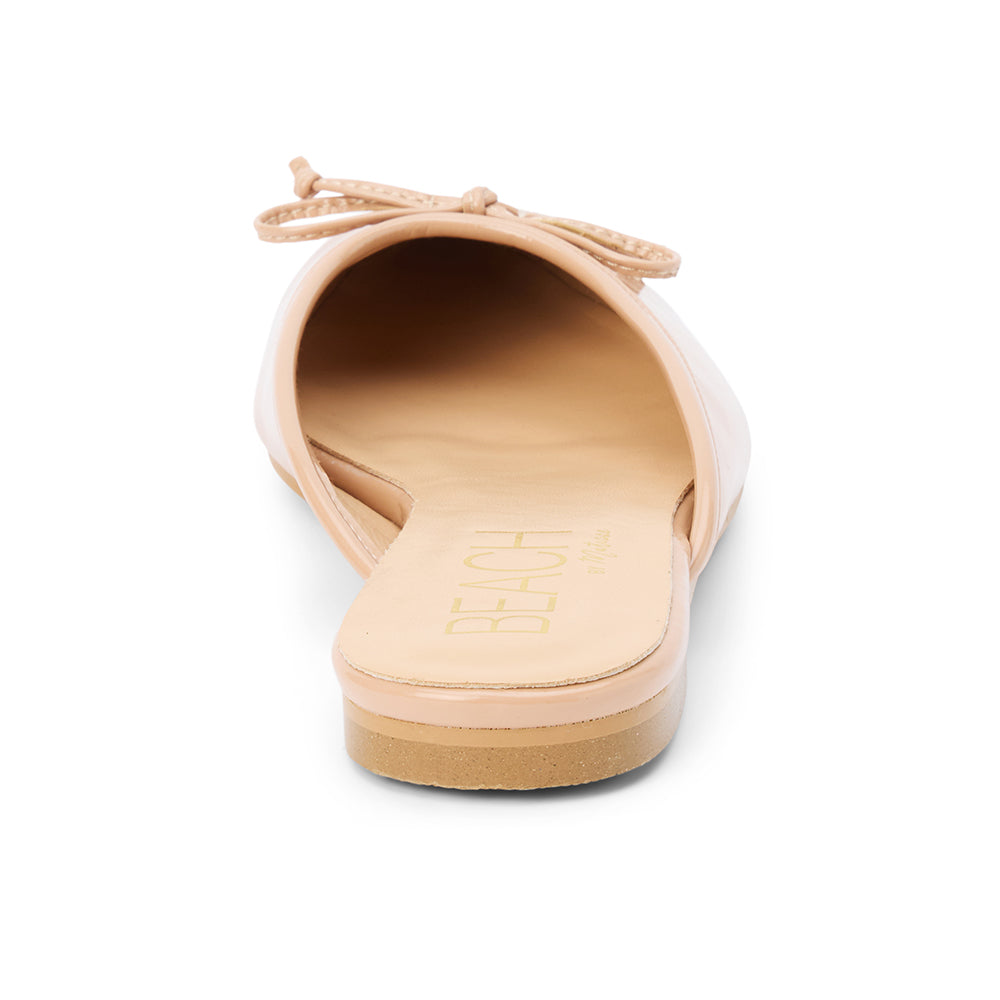 Reggie flat mule Nude Patent | Matisse Footwear