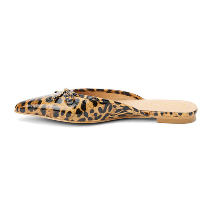 Reggie flat mule Leopard Patent | Matisse Footwear