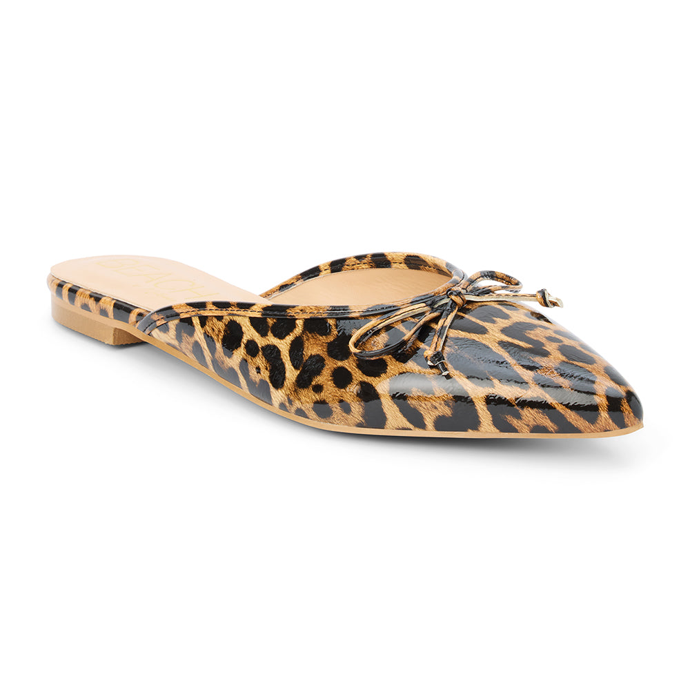Reggie flat mule Leopard Patent | Matisse Footwear