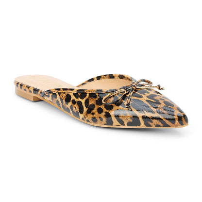 Reggie flat mule Leopard Patent | Matisse Footwear