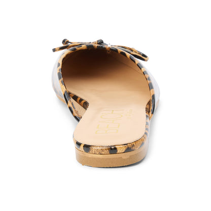 Reggie flat mule Leopard Patent | Matisse Footwear