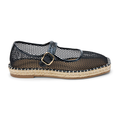 Meg mary jane flat Black Mesh | Matisse Footwear