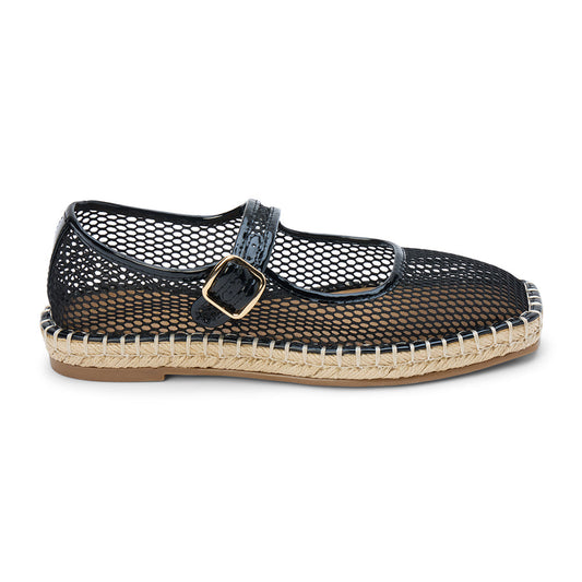 Meg mary jane flat Black Mesh | Matisse Footwear