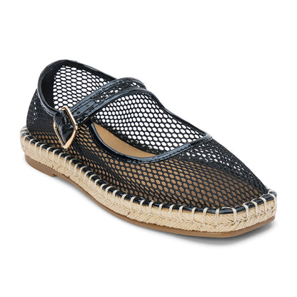Meg mary jane flat Black Mesh | Matisse Footwear