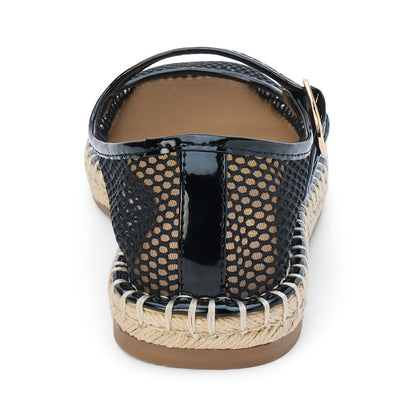 Meg mary jane flat Black Mesh | Matisse Footwear