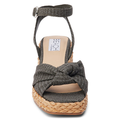 Ibiza wedge sandal Black | Matisse Footwear