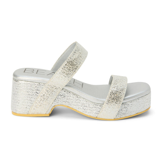 Sable heeled sandal Silver | Matisse Footwear