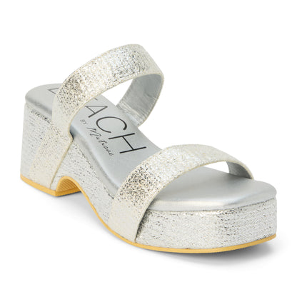 Sable heeled sandal Silver | Matisse Footwear