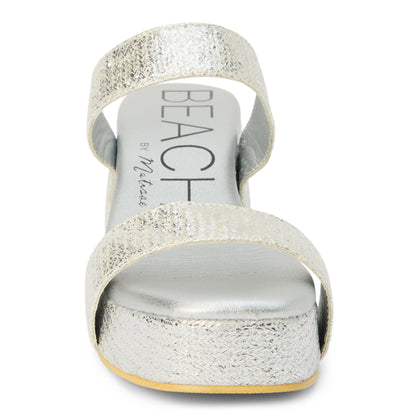 Sable heeled sandal Silver | Matisse Footwear