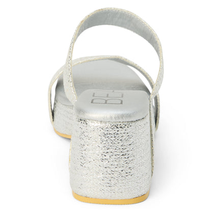Sable heeled sandal Silver | Matisse Footwear