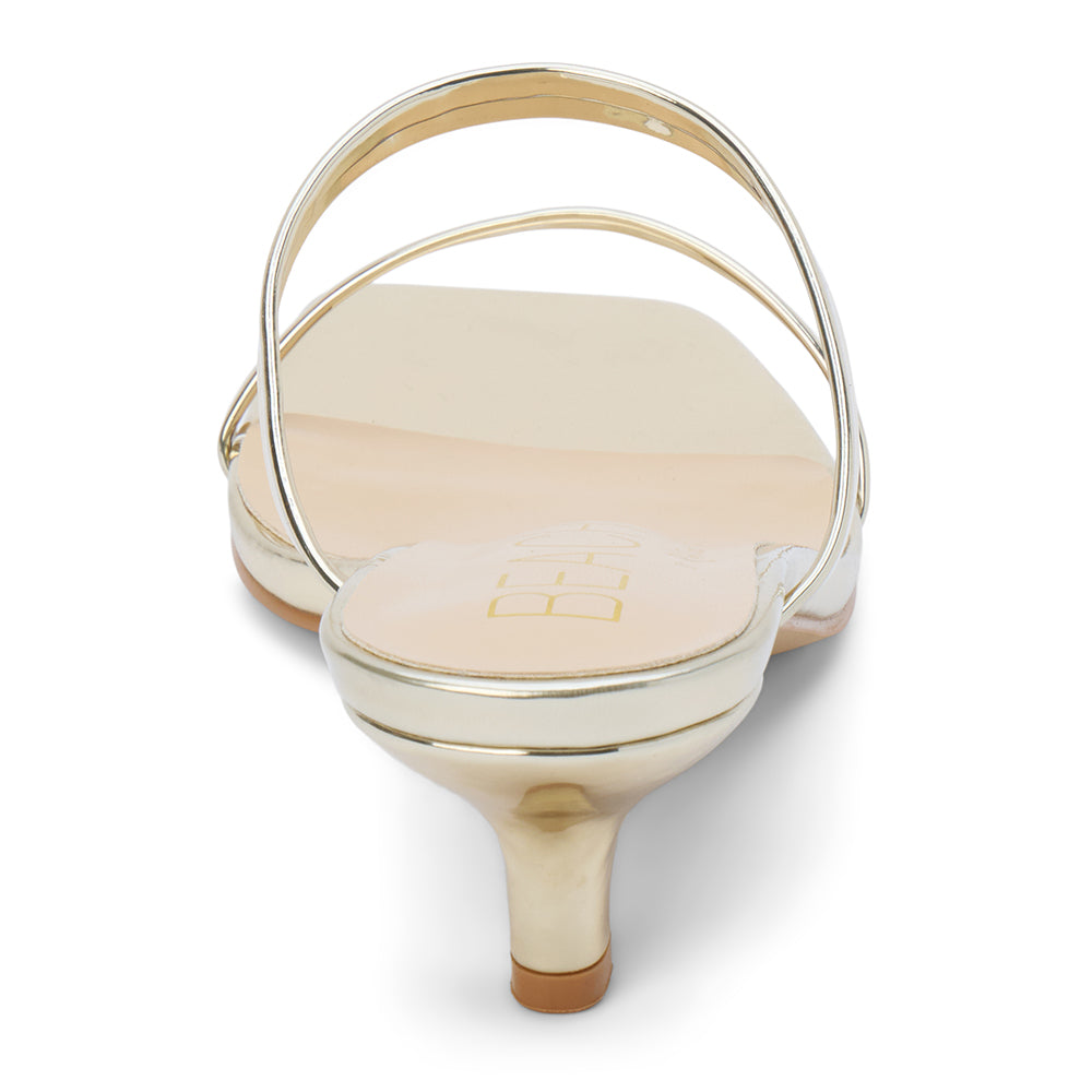 Jeanne heeled sandal Gold | Matisse Footwear