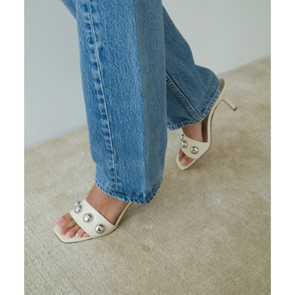Theo heeled sandal Cream | Matisse Footwear