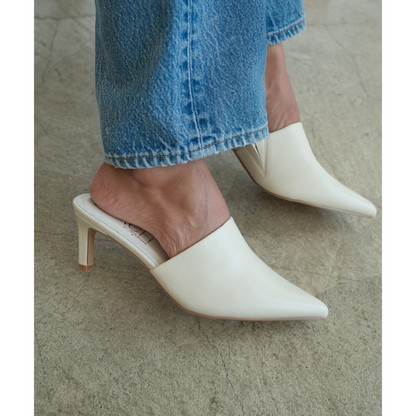 Garret heeled mule Ivory | Matisse Footwear