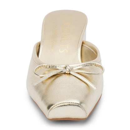 Geneva heeled mule Gold | Matisse Footwear