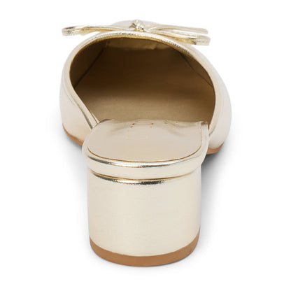 Geneva heeled mule Gold | Matisse Footwear
