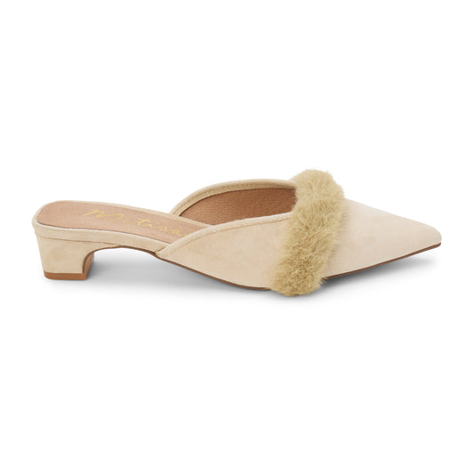 Kellan heeled mule Natural Suede | Matisse Footwear