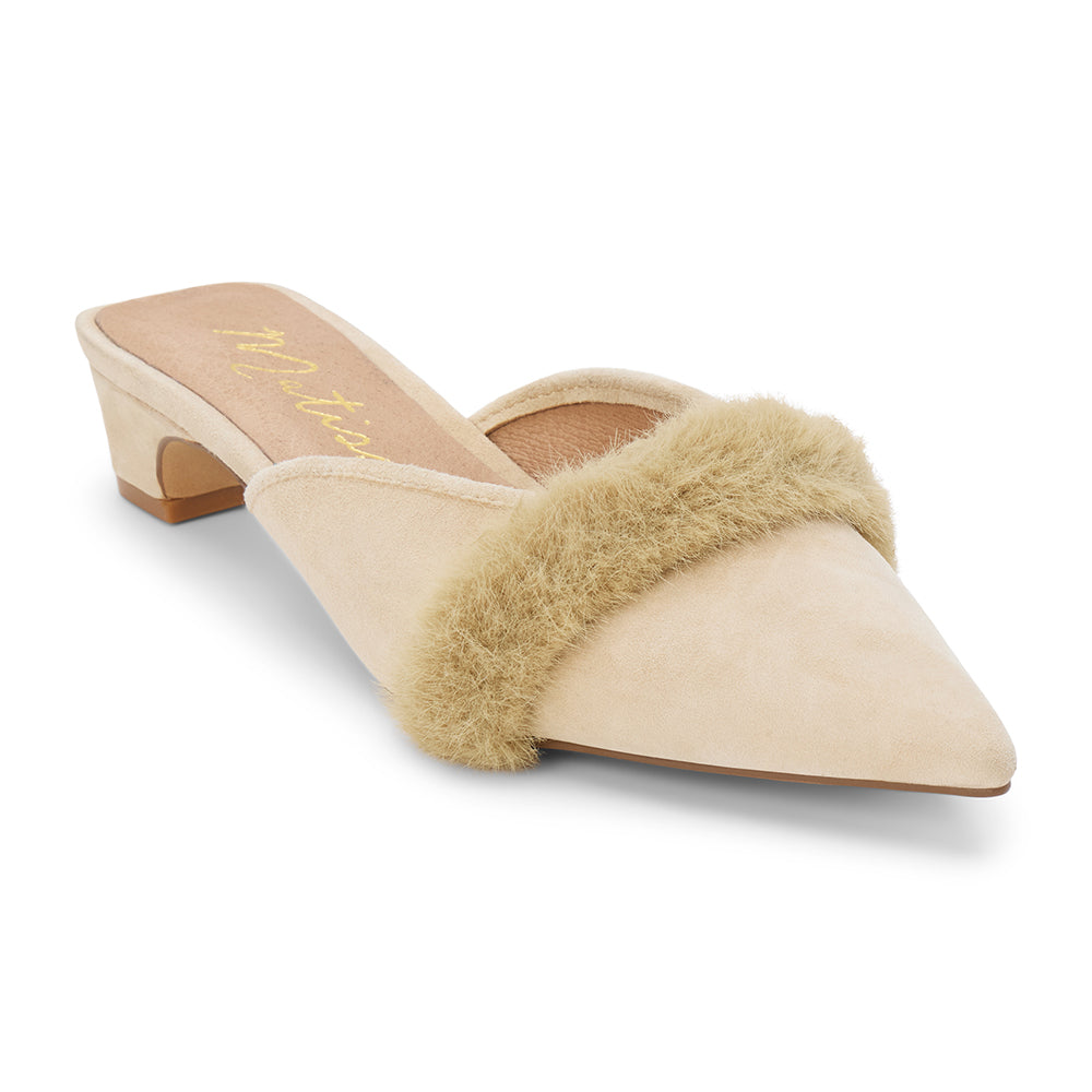 Kellan heeled mule Natural Suede | Matisse Footwear