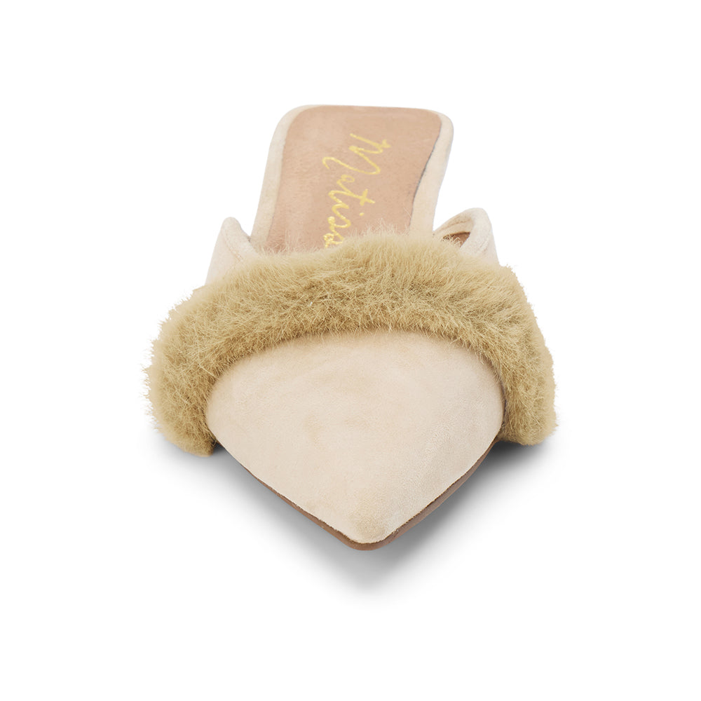 Kellan heeled mule Natural Suede | Matisse Footwear