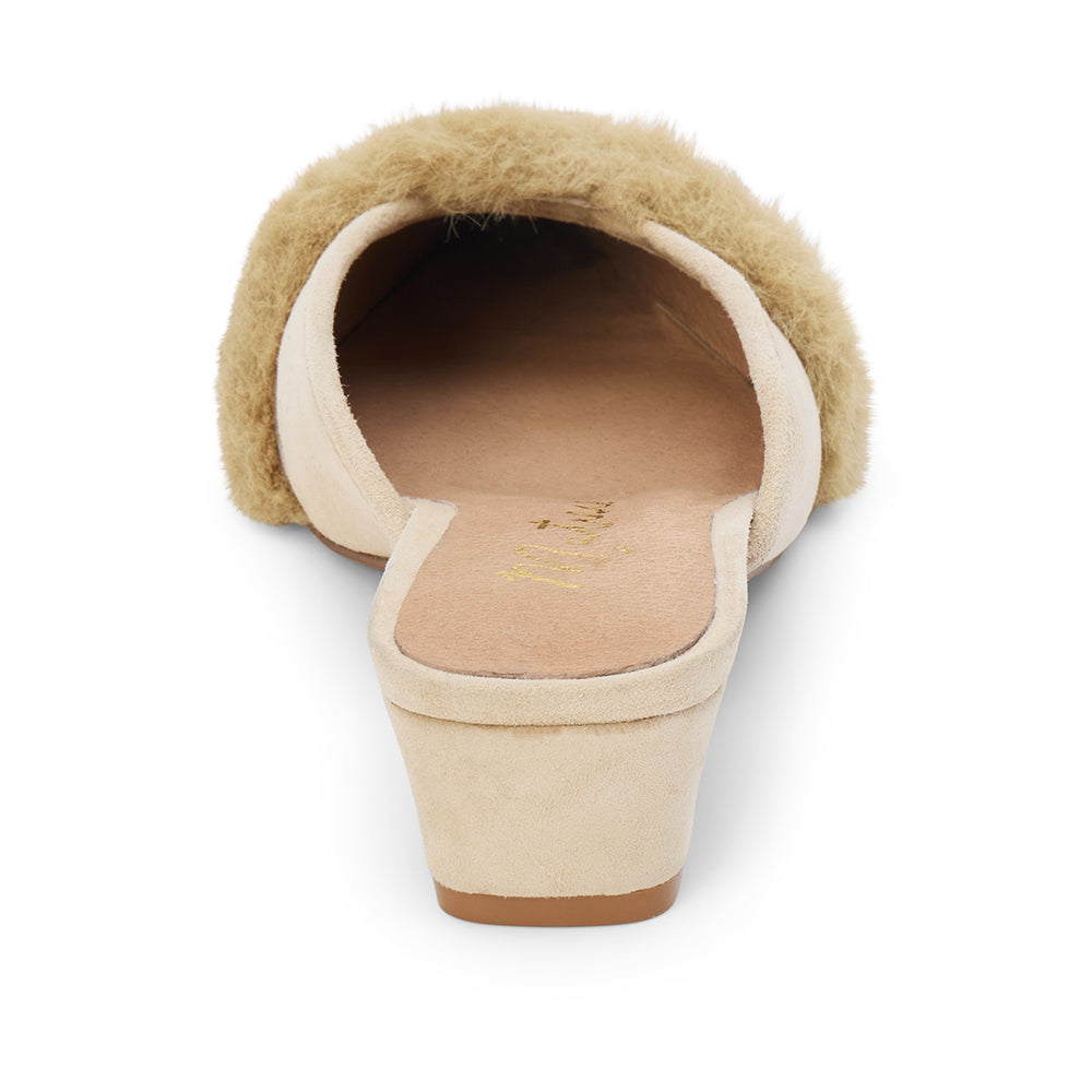 Kellan heeled mule Natural Suede | Matisse Footwear