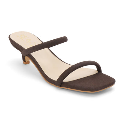 Jeanne heeled sandal Coffee | Matisse Footwear