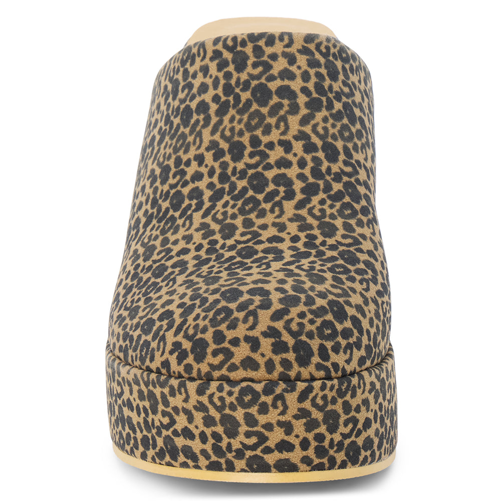 Jayde platform mule Tan Leopard | Matisse Footwear