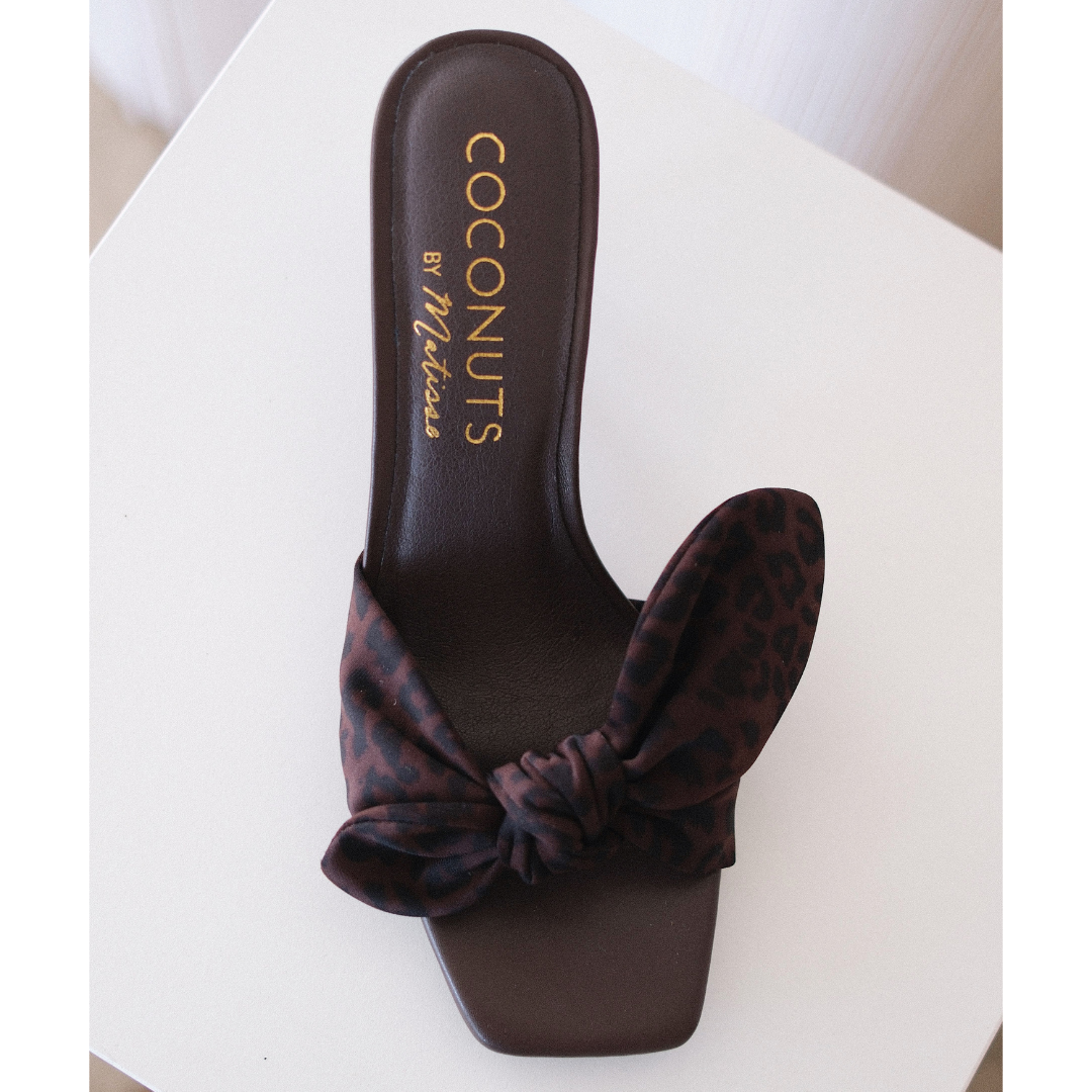 Uptown heeled sandal Dark Brown Leopard | Matisse Footwear