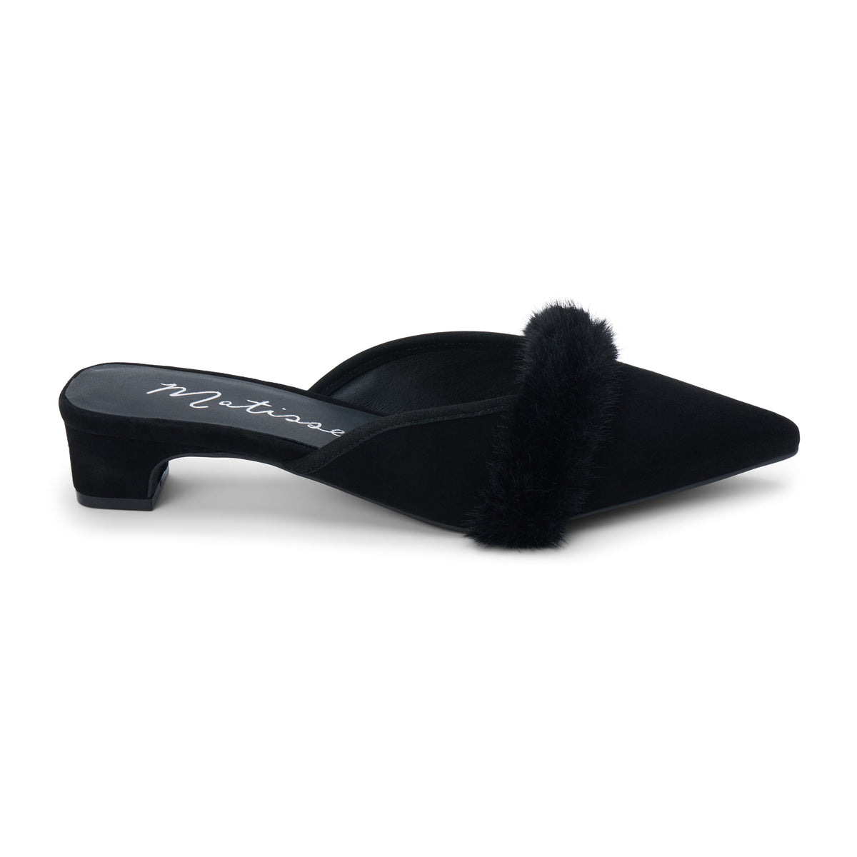 Kellan heeled mule Black Suede | Matisse Footwear