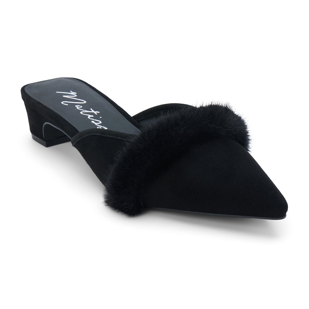 Kellan heeled mule Black Suede | Matisse Footwear