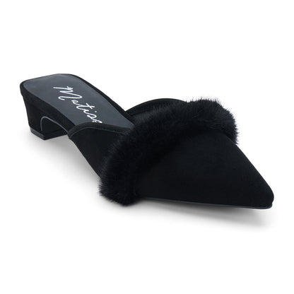 Kellan heeled mule Black Suede | Matisse Footwear