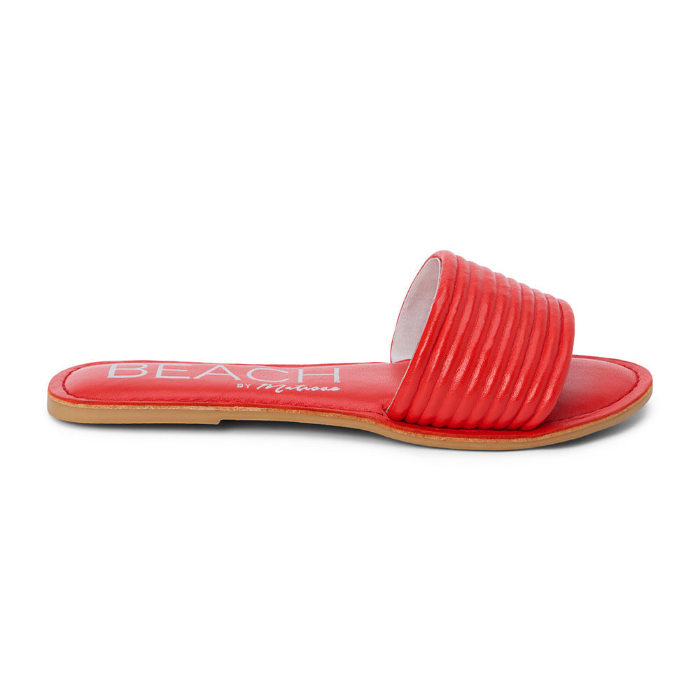 Troller slide sandal Cherry Red | Matisse Footwear