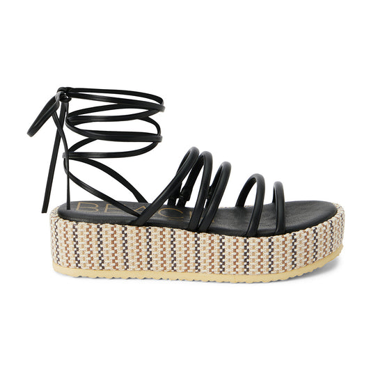 Eli platform sandal Black | Matisse Footwear