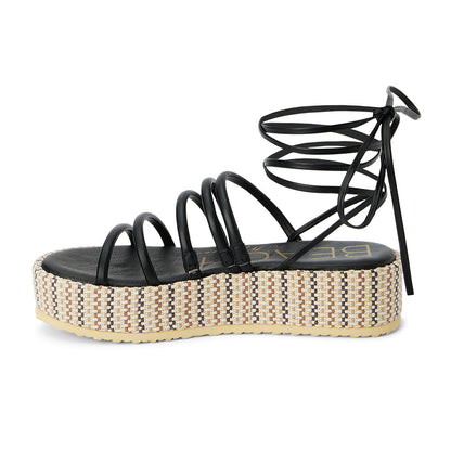 Eli platform sandal Black | Matisse Footwear