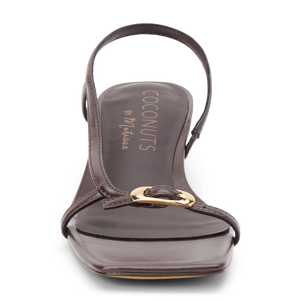 Fernando heeled sandal Chocolate | Matisse Footwear