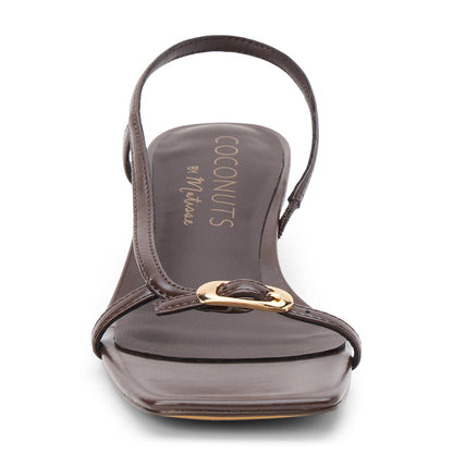 Fernando heeled sandal Chocolate | Matisse Footwear