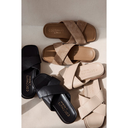 Hannah slide sandal Black | Matisse Footwear