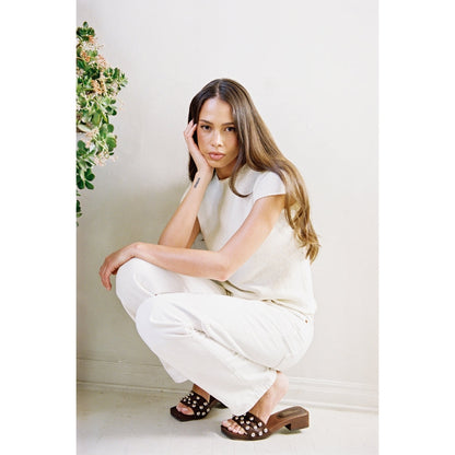 Fiora heeled sandal Chocolate | Matisse Footwear