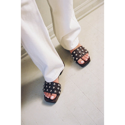 Fiora heeled sandal Chocolate | Matisse Footwear