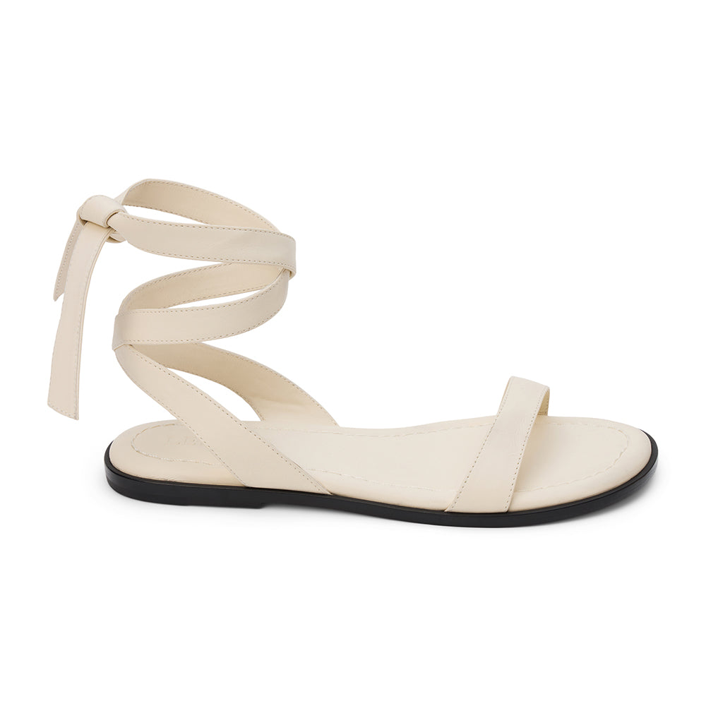 Danielle ankle wrap sandal Ivory | Matisse Footwear