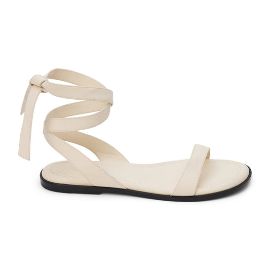 Danielle ankle wrap sandal Ivory | Matisse Footwear