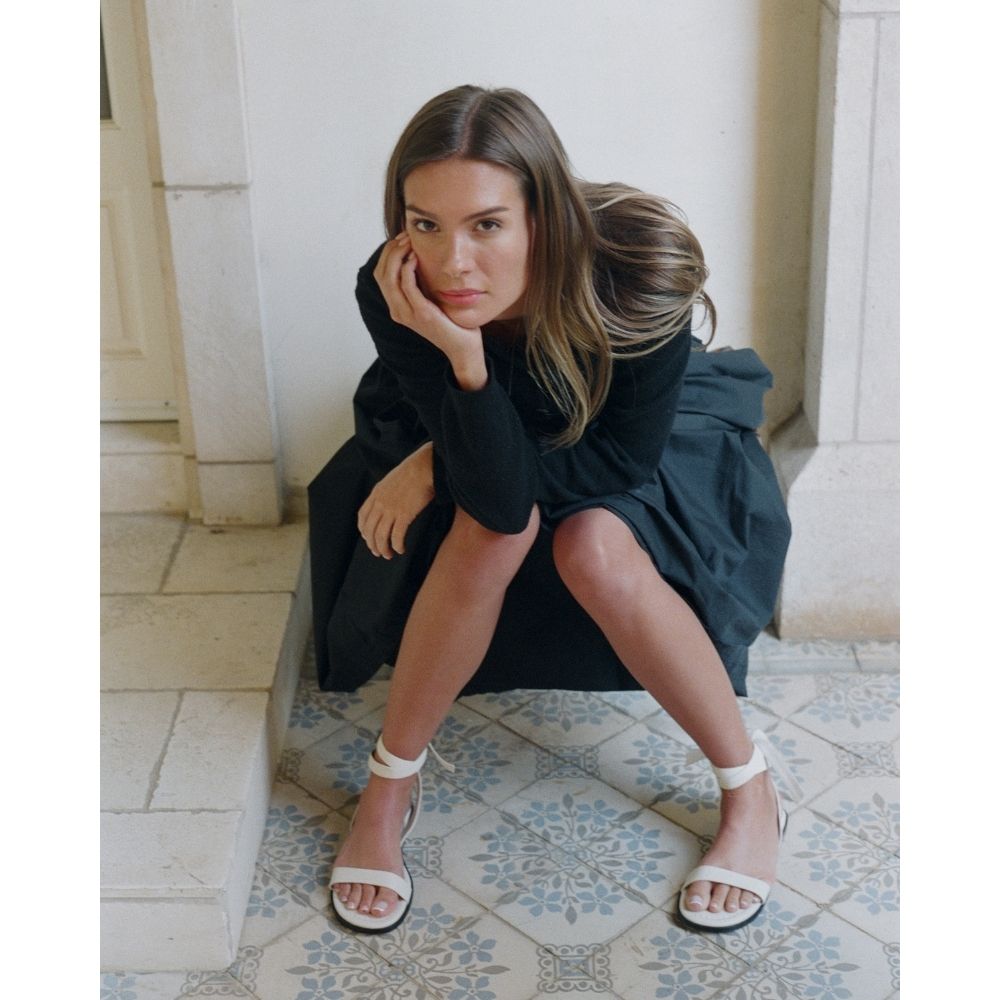 Danielle ankle wrap sandal Ivory | Matisse Footwear