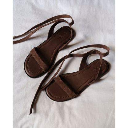 Danielle ankle wrap sandal Cafe | Matisse Footwear