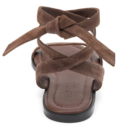 Danielle ankle wrap sandal Cafe | Matisse Footwear