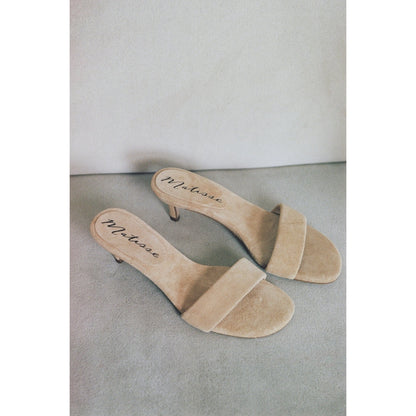 Poppy heeled sandal Natural | Matisse Footwear