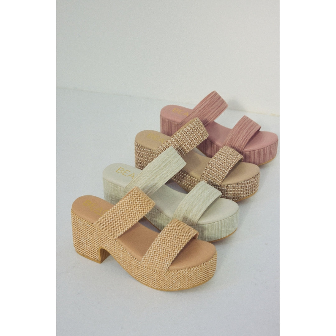 Ocean ave platform sandal Chestnut | Matisse Footwear