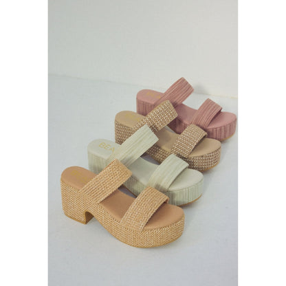 Ocean ave platform sandal Chestnut | Matisse Footwear