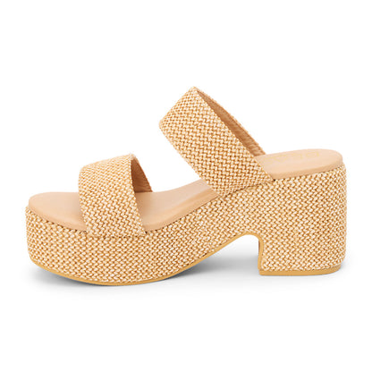 Ocean ave platform sandal Chestnut | Matisse Footwear