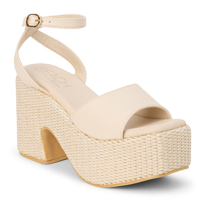 Arden platform sandal Ivory | Matisse Footwear