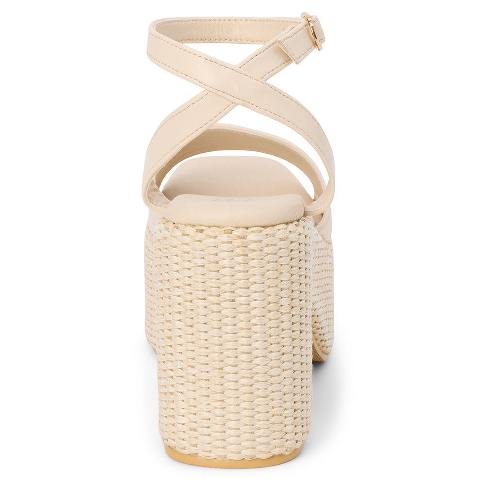 Arden platform sandal Ivory | Matisse Footwear