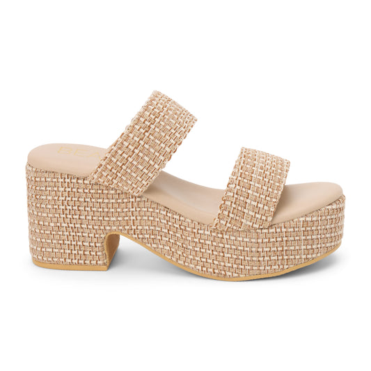 Ocean ave platform sandal Tan Multi | Matisse Footwear
