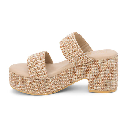 Ocean ave platform sandal Tan Multi | Matisse Footwear